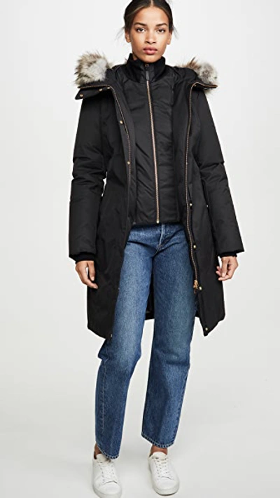 Shop Mackage Harlow Luxe Down Coat In Black