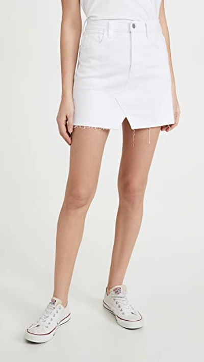 Shop J Brand Jules High Rise Skirt In White