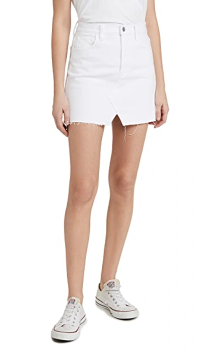 Shop J Brand Jules High Rise Skirt In White
