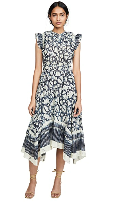 Shop Ulla Johnson Amalia Dress In Indigo