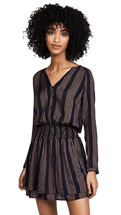 Shop Rails Jasmine Dress In Midas Stripe