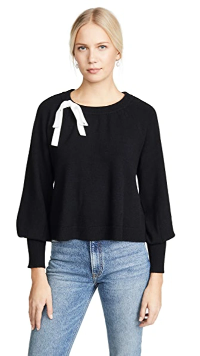 Shop Cinq À Sept Tous Les Jours Amelia Cashmere Sweater In Black