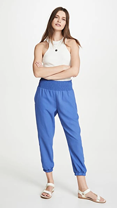 Shop Bb Dakota Jog Days Pants In Sea Blue