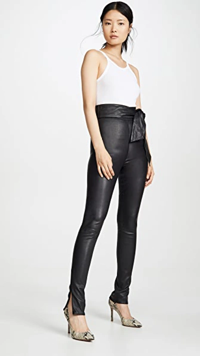 Shop J Brand X Elsa Hosk Friday Leggings In Black