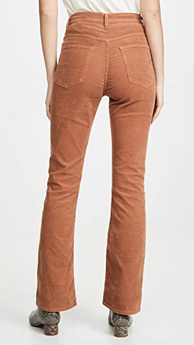 Shop Agolde Vintage High Rise Flare Pants In Crawfish