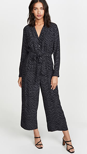 long sleeve cropped jumpsuit