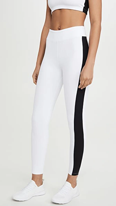 Shop Year Of Ours Thermal Track Leggings In White