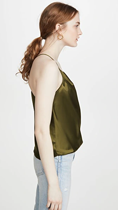 Shop Amanda Uprichard Crossover Cami In Army Green