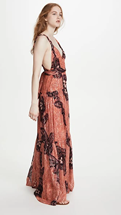 Shop Ulla Johnson Kemala Dress In Coral