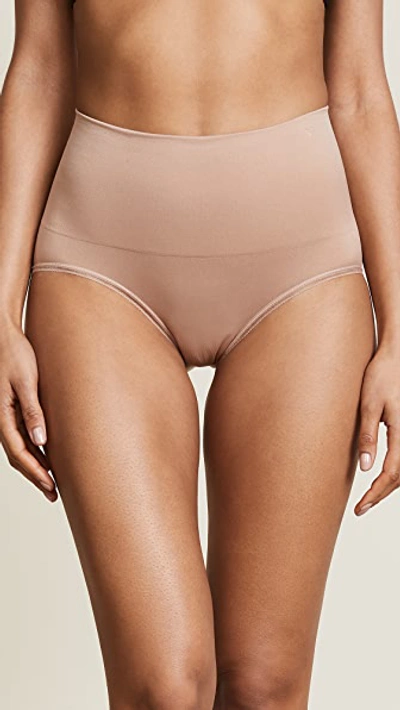 Shop Yummie Seamlessly Shaped Ultralight Briefs Almond