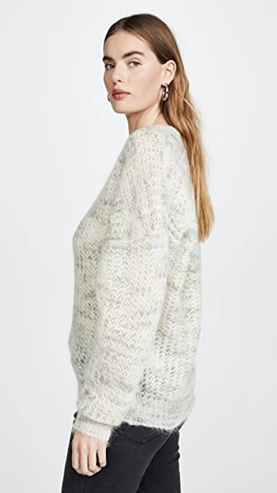 Shop Iro Marlou Sweater In Mixed Ecru