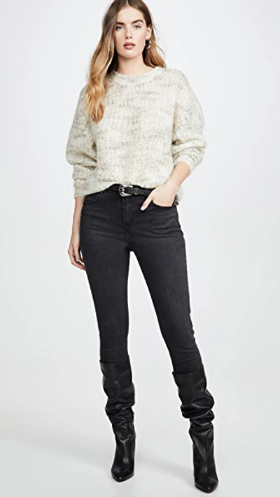 Shop Iro Marlou Sweater In Mixed Ecru