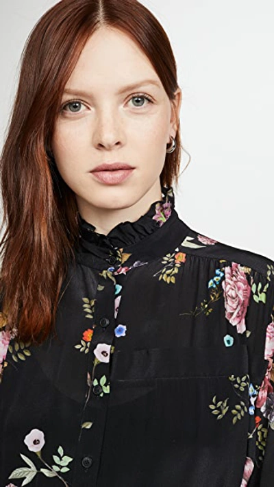 Shop Preen By Thornton Bregazzi Preen Line Jude Dress In Floral Black