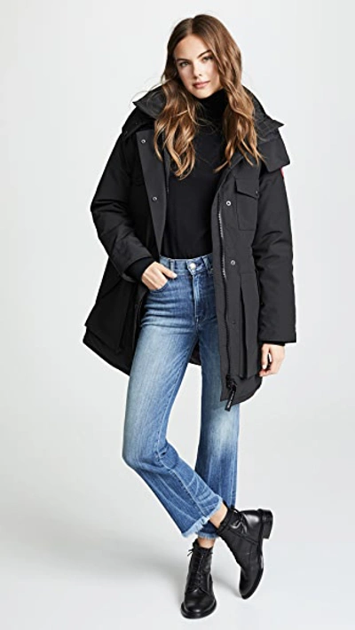 Shop Canada Goose Gabriola Parka In Black