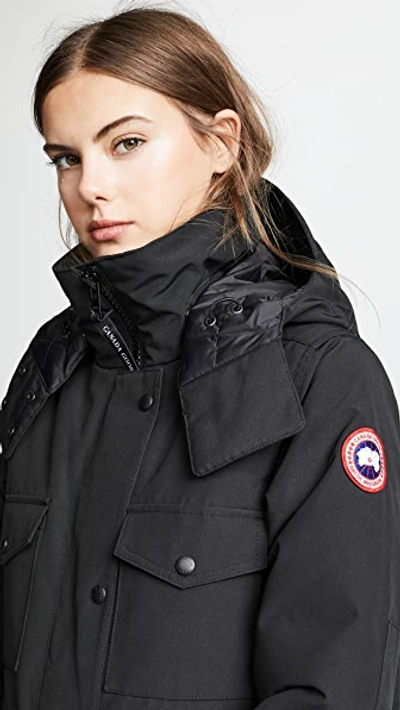 Shop Canada Goose Gabriola Parka In Black