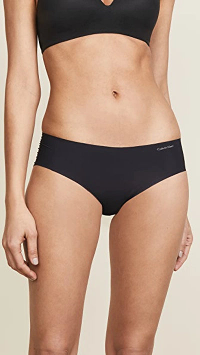 Shop Calvin Klein Underwear Invisibles Hipster Panties Black