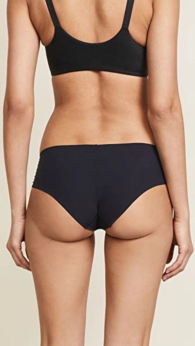 Shop Calvin Klein Underwear Invisibles Hipster Panties Black