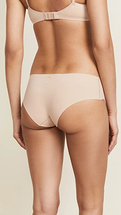 Shop Calvin Klein Underwear Invisibles Hipster Panties Light Caramel