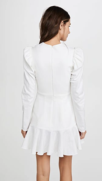 Shop Acler Lapkus Dress In Ivory