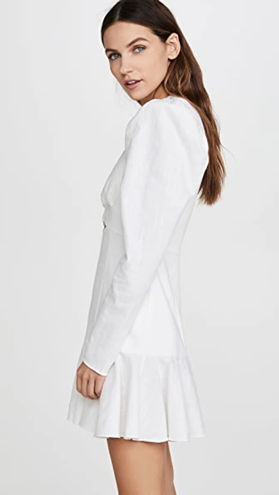 Shop Acler Lapkus Dress In Ivory