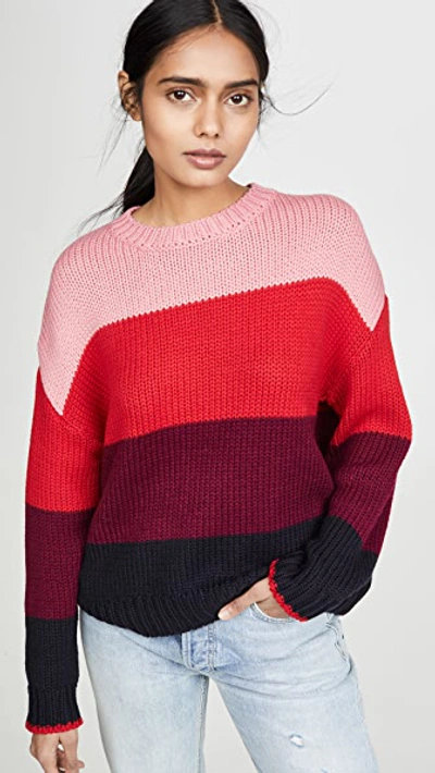 Shop Sundry Loose Knit Sweater In Multi