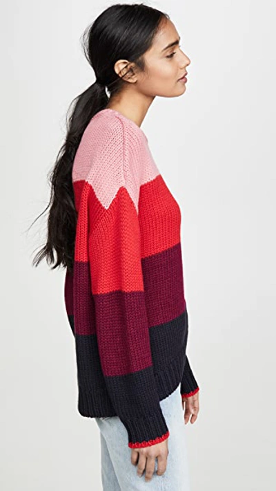 Shop Sundry Loose Knit Sweater In Multi