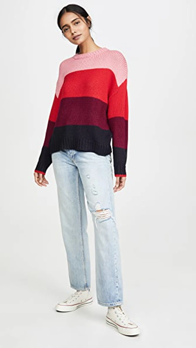 Shop Sundry Loose Knit Sweater In Multi