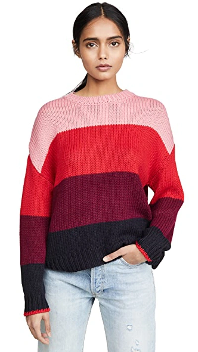 Shop Sundry Loose Knit Sweater In Multi