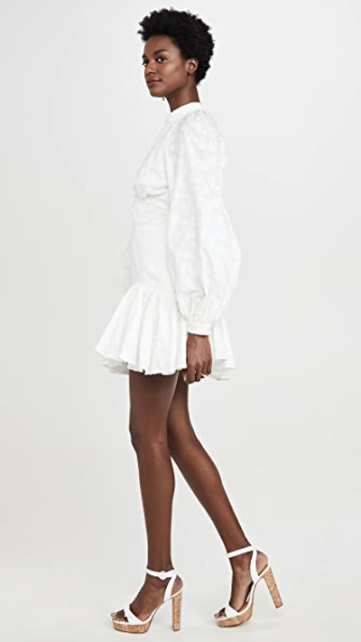 Shop Acler Bastia Dress In Ivory