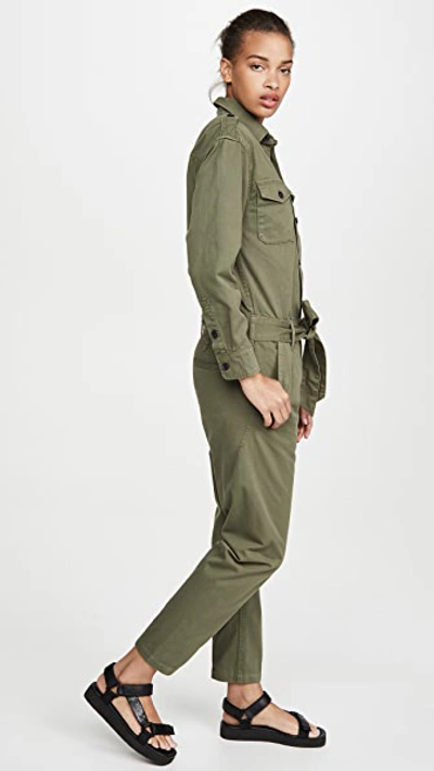 Shop Current Elliott The Mele Coveralls In Agave