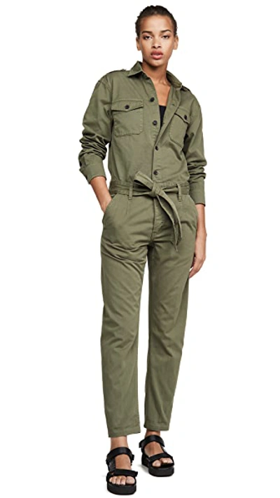 Shop Current Elliott The Mele Coveralls In Agave