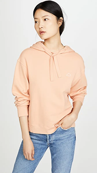Shop Frame Easy Hoodie In Faded Clay