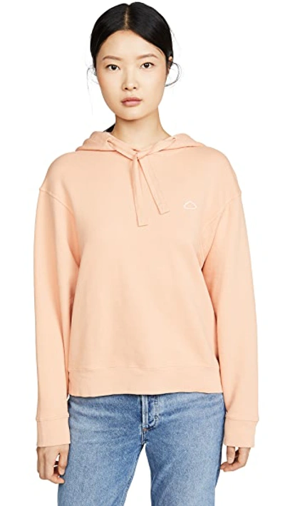Shop Frame Easy Hoodie In Faded Clay