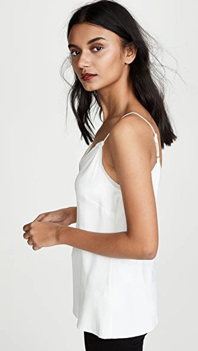 Shop Frame Satin Lounge Tank In Off White