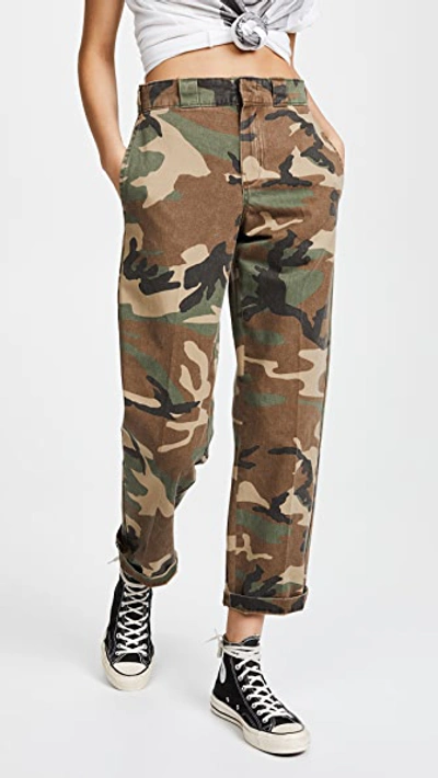 Shop R13 Slouch Pants In Camo