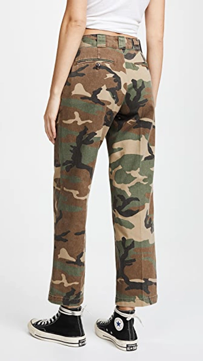Shop R13 Slouch Pants In Camo