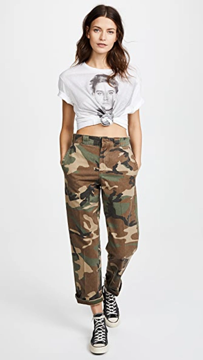 Shop R13 Slouch Pants In Camo