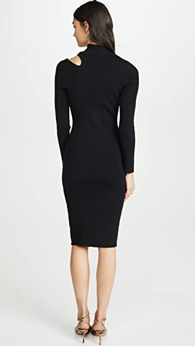 Shop Astr Vivi Sweater Dress In Black