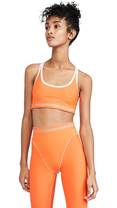 Shop Adam Selman Sport Cross Back Bra In Hazard