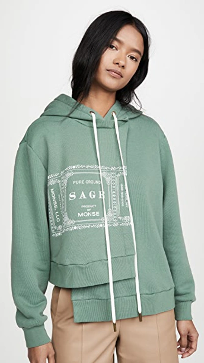 Sage Double Layer Hoodie