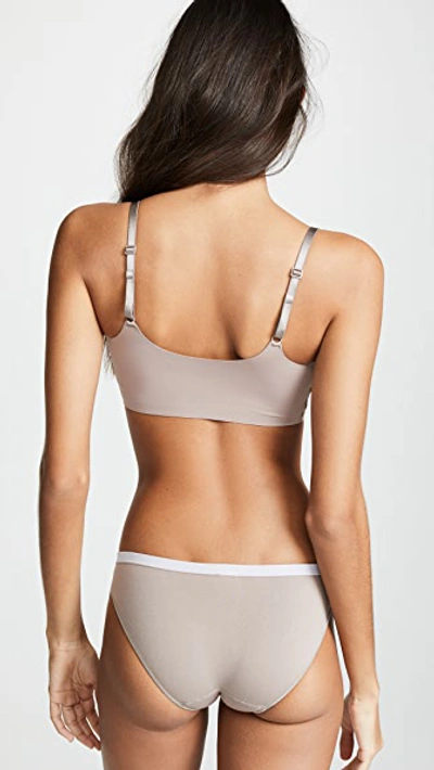Shop Calvin Klein Underwear Invisibles Adjustable Strap Bralette In Josephine