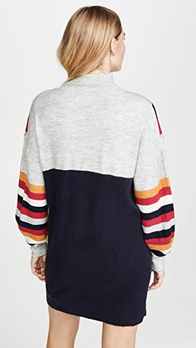 Shop Minkpink Stripe Me Up Sweater Dress In Multi