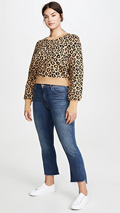 Shop Mother The Insider Crop Step Fray Jeans In Not Rough Enough