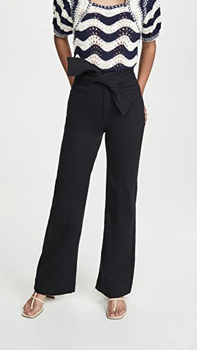 Shop Ulla Johnson Wade Jeans In Noir