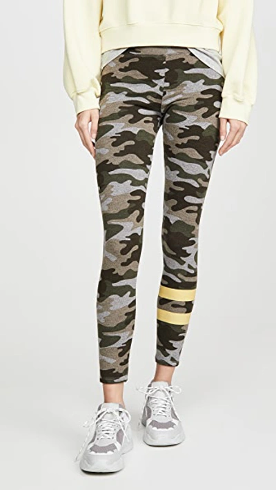 Shop Sundry Camo Yoga Pants In Stripe Camo