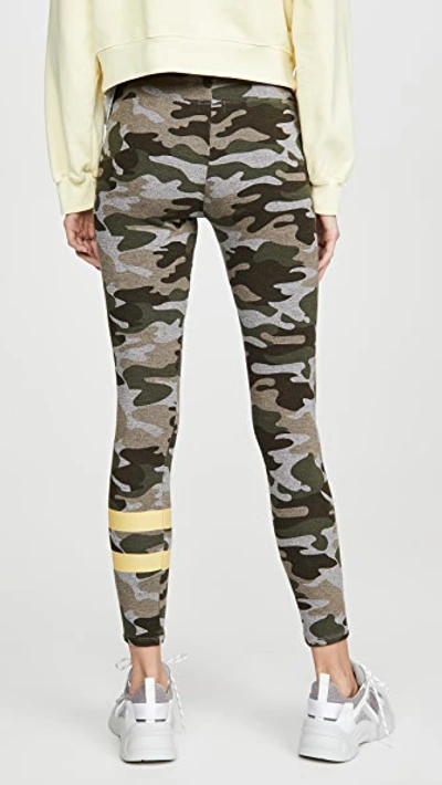 Shop Sundry Camo Yoga Pants In Stripe Camo