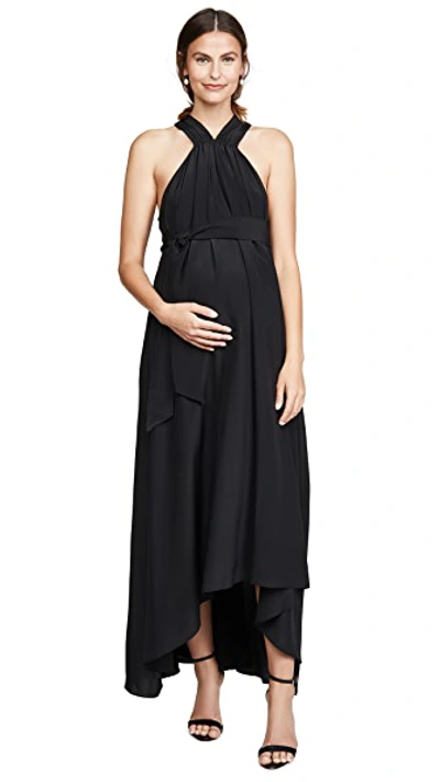 Shop Hatch The Fete Maternity Gown In Black