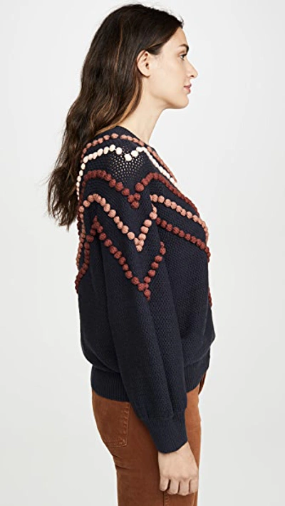 Shop The Great Bobble Pullover In Navy