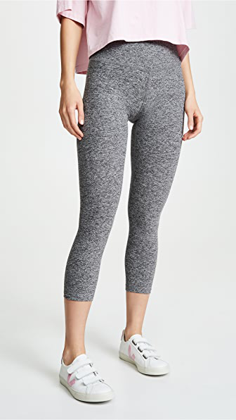 white yoga capri leggings