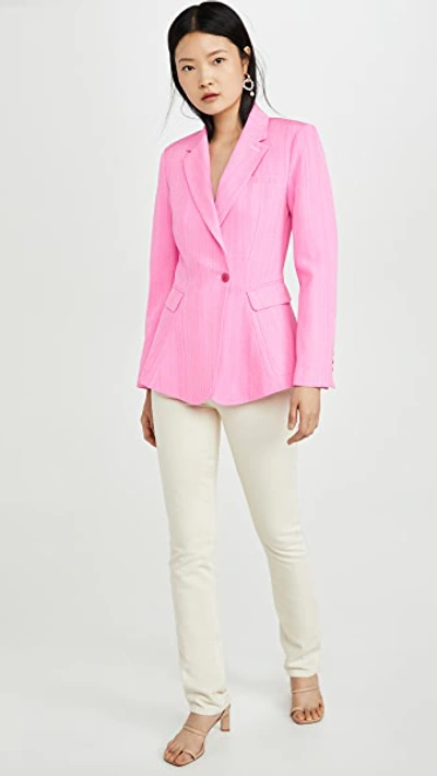 Shop Jacquemus The Jacket That Is In Pink